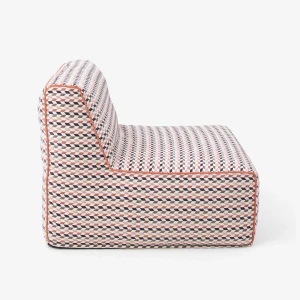 Модульное кресло Seal в жаккарде-шенниле